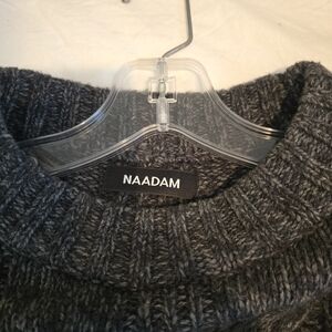NAADAM Dark Gray Crewneck Sweater ( Wool And Cashmere)